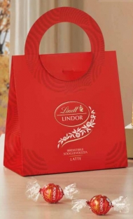 LINDT LINDOR BAG GR.190 T.11,50 ROSSO